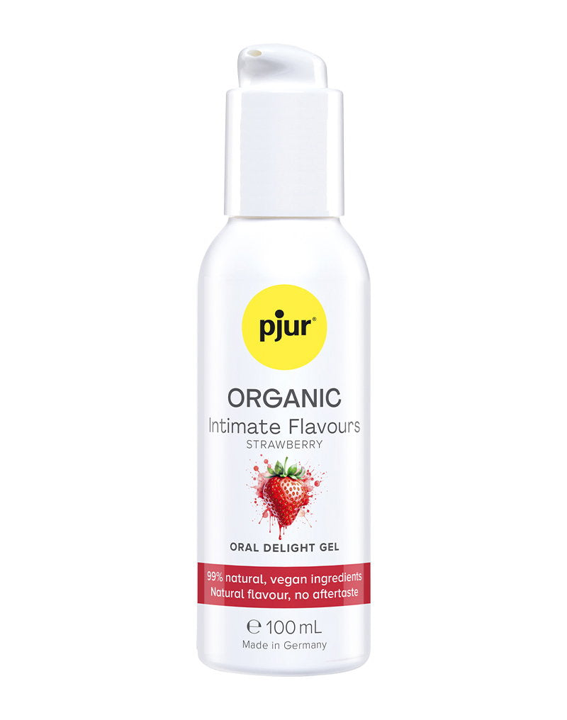 pjur - ORGANIC - Intimate Flavours - Oral Delight Gel - Aardbei - 100 ml