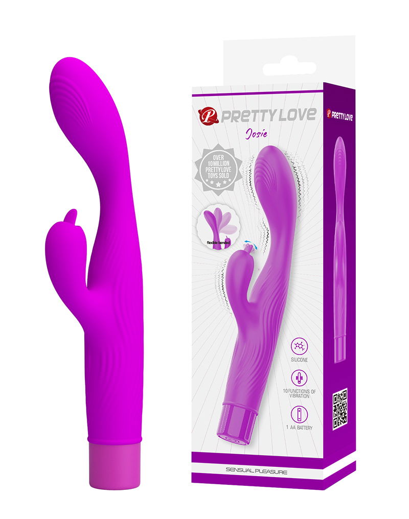 Pretty Love - Josie - Buigzame G-spot Vibrator - Paars-Erotiekvoordeel.nl