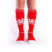 Brutus - Puppy Party Voetbalsokken met zakje - One Size - Rood Wit-Erotiekvoordeel.nl