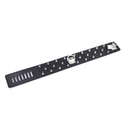 Smart Moves - Brede Collar met Spikes - Inclusief Leash - Zwart-Erotiekvoordeel.nl