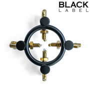 Black Label - 4-Way Urethrale Stretcher - Zwart/Goud-Erotiekvoordeel.nl