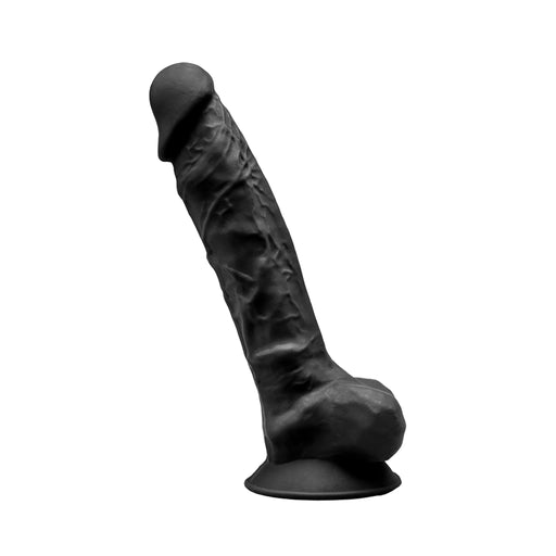 SILEXD - Realistische Dildo - Model 1 - 20 cm - Zwart-Erotiekvoordeel.nl