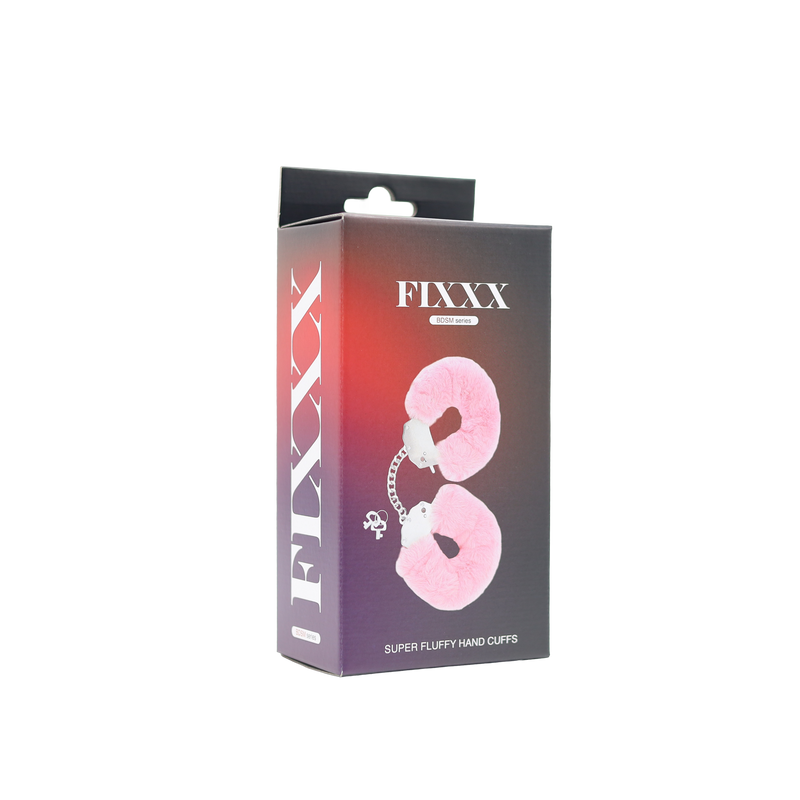 Fixxx - Super Fluffy Handboeien met Bont - Roze-Erotiekvoordeel.nl