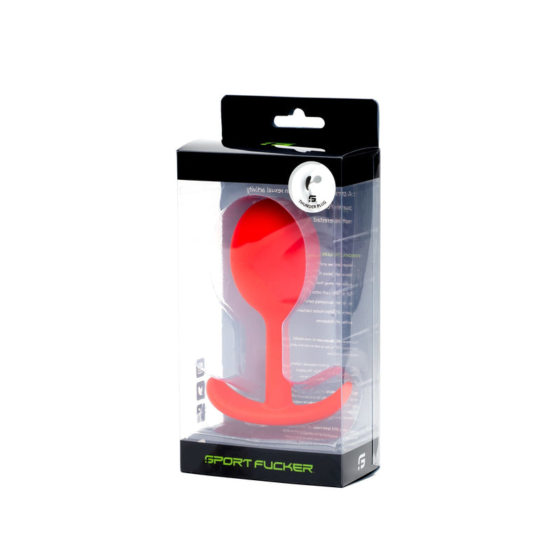 Sport Fucker - Thunder Plug - Medium - Rood-Erotiekvoordeel.nl