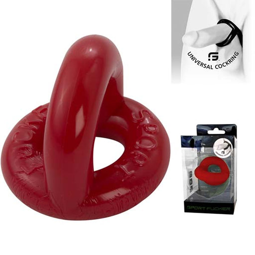 Sport Fucker - Universal Cockring - Rood-Erotiekvoordeel.nl