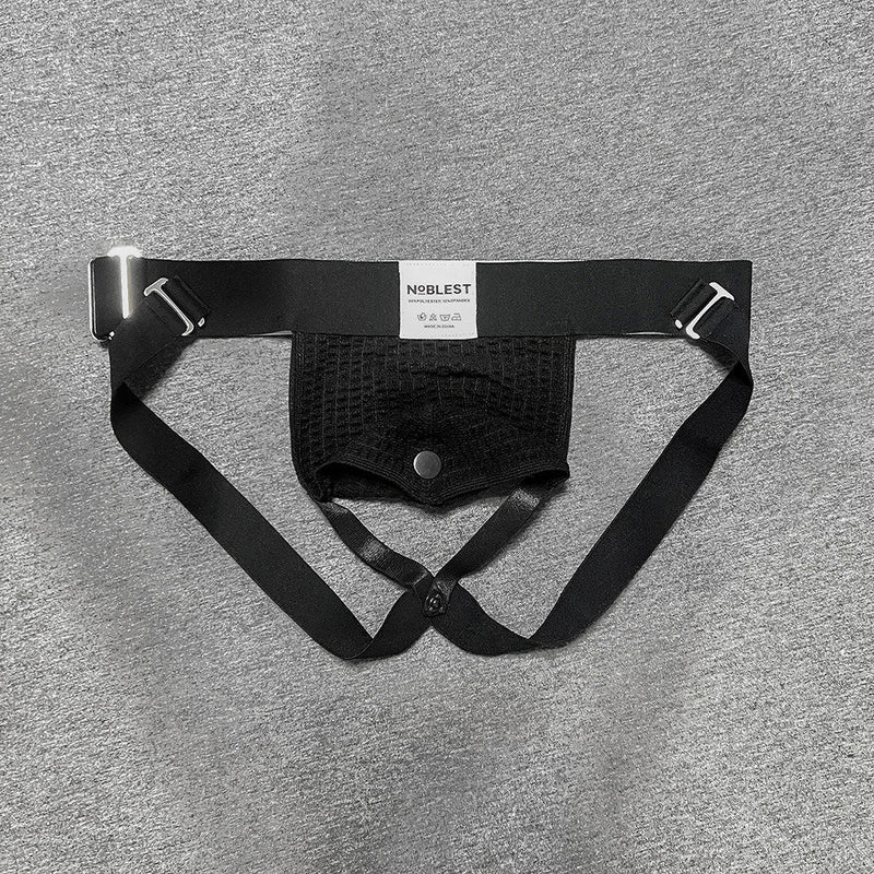 The Noblest - Dual Mode Masker en Jockstrap - 2 in 1 - Jockstrap - Zwart