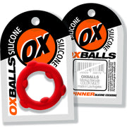 Oxballs - Spinner - Siliconen Cockring - Rood-Erotiekvoordeel.nl