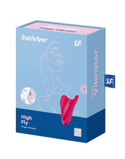 Satisfyer - High Fly Vinger Vibrator - Rood-Erotiekvoordeel.nl