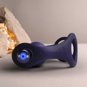 Rocks-off - Nova Zenturian - Prostaatplug met penis- en testikelringen - Blauw-Erotiekvoordeel.nl