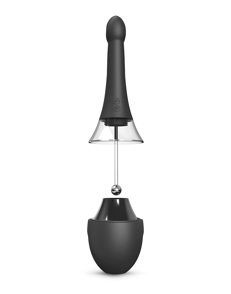 Dorcel - Douche Mate Pro Anale Douche En Vibrator - Zwart-Erotiekvoordeel.nl