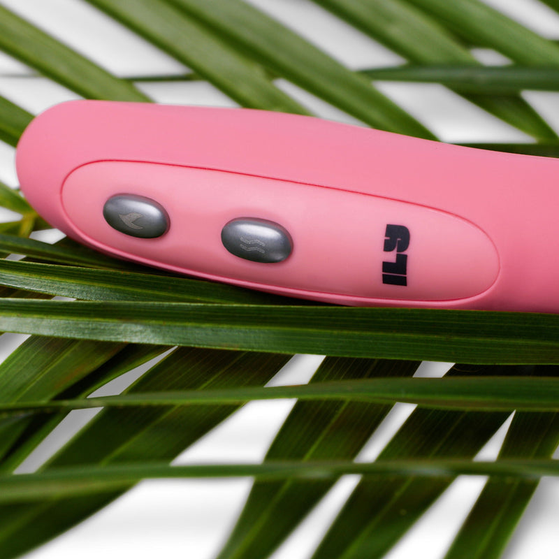 ILY - The Wand - Dubbele Stimulatie Wandvibrator - Roze-Erotiekvoordeel.nl