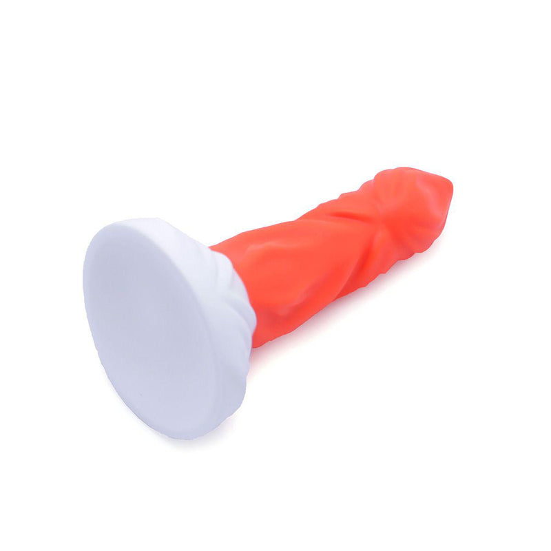 Kiotos Monstar - Dildo Beast No. 52 - Oranje/Wit-Erotiekvoordeel.nl
