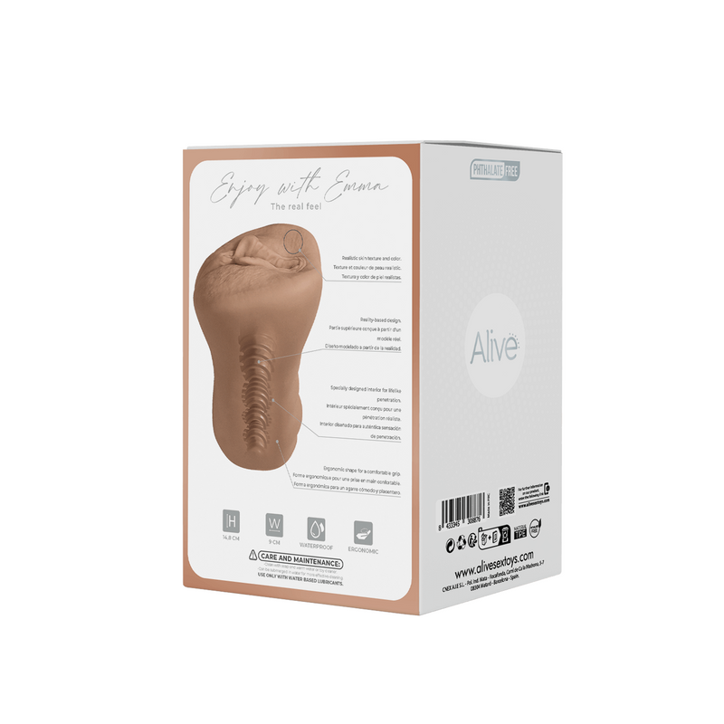 Alive - Emma - Masturbator Stroker - Caramel-Erotiekvoordeel.nl