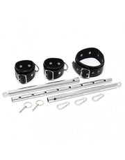 Rimba - BDSM Spreader bar Met Leren handboeien En collar-Erotiekvoordeel.nl