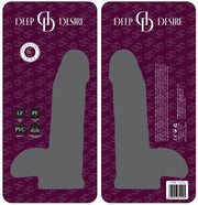 Deep Desire - PVC Dildo - 19 cm – Lichte Huidskleur-Erotiekvoordeel.nl