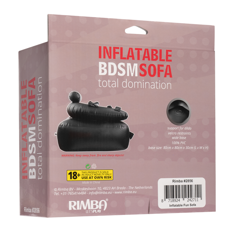 Rimba - Opblaasbare BDSM Sofa - Total Domination - Zwart-Erotiekvoordeel.nl
