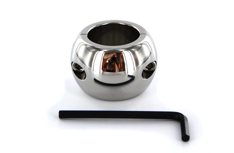 Kiotos - Ovalen Ball Stretcher RVS 60 mm Breed - 790 gram-Erotiekvoordeel.nl