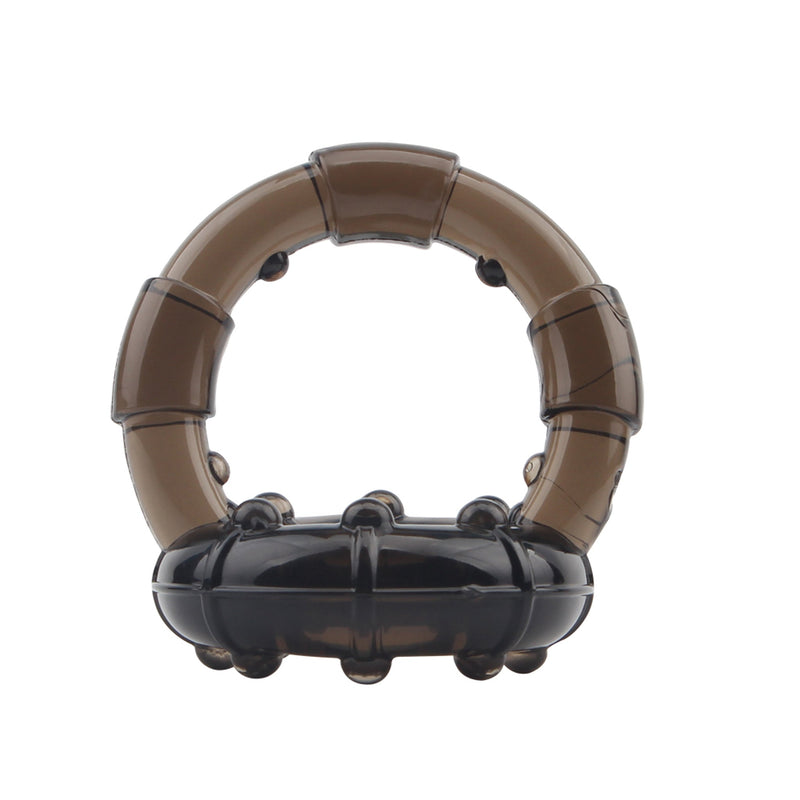 Chisa - GK Power - Dual Enhancement - Dubbele Cockring en Ball Stretcher - Rookgrijs-Erotiekvoordeel.nl
