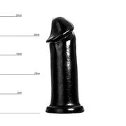 HUNG System - XXXL Dildo met Vac-U-Lock 25 cm - Zwart-Erotiekvoordeel.nl