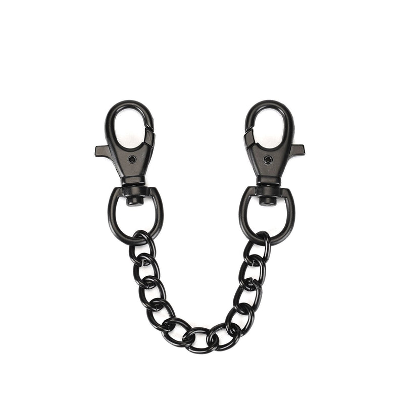 Liebe Seele - Vegan Fetish - Luxe Vegan Handboeien Met Zwart Metalen Hardware-Erotiekvoordeel.nl