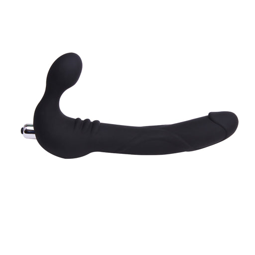 Black Mont - Strap On Cavalier - Strap On Vibrator - Zwart-Erotiekvoordeel.nl