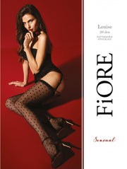 Fiore - Louise - Kousen - 20 denier - Zwart-Erotiekvoordeel.nl
