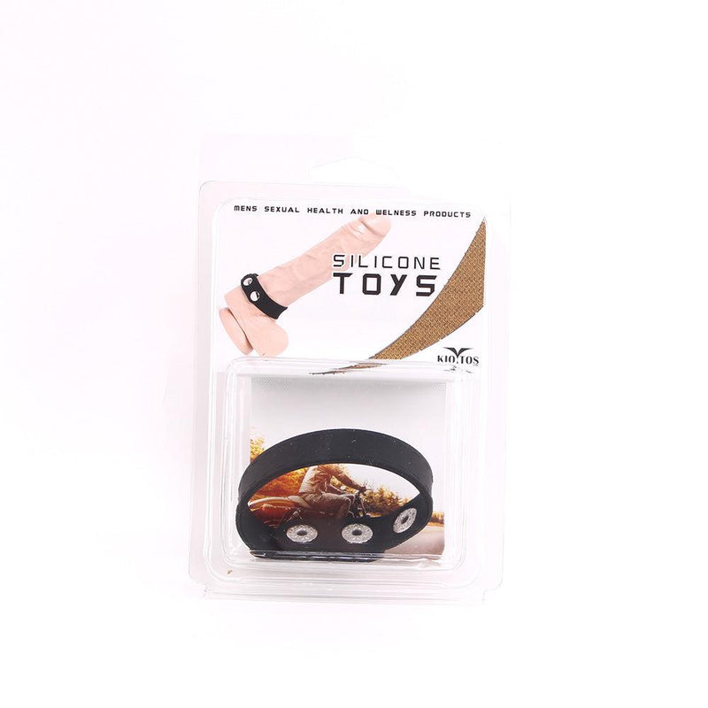 Kiotos - Cockstrap - Siliconen - Met Drukknopen-Erotiekvoordeel.nl