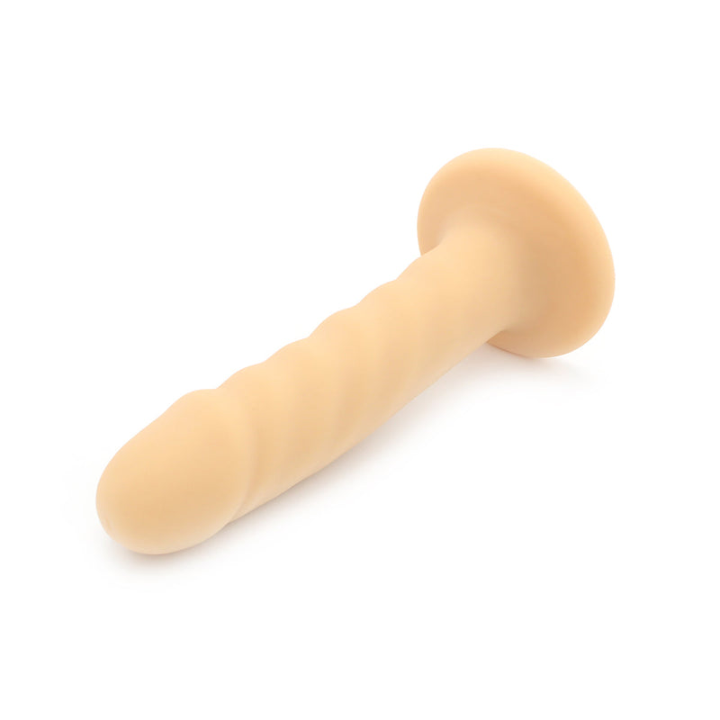 Kiotos Cox - Siliconen Dildo 18 x 3 cm - Lichte Huidskleur-Erotiekvoordeel.nl
