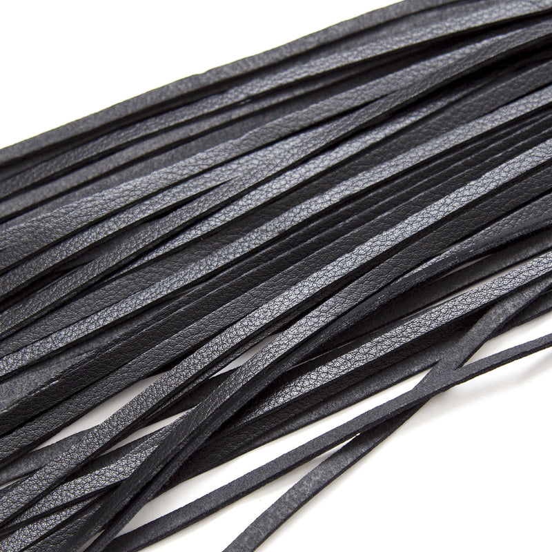 Smart Moves - Stud Flogger - PU Leer - 63 cm - Zwart-Erotiekvoordeel.nl