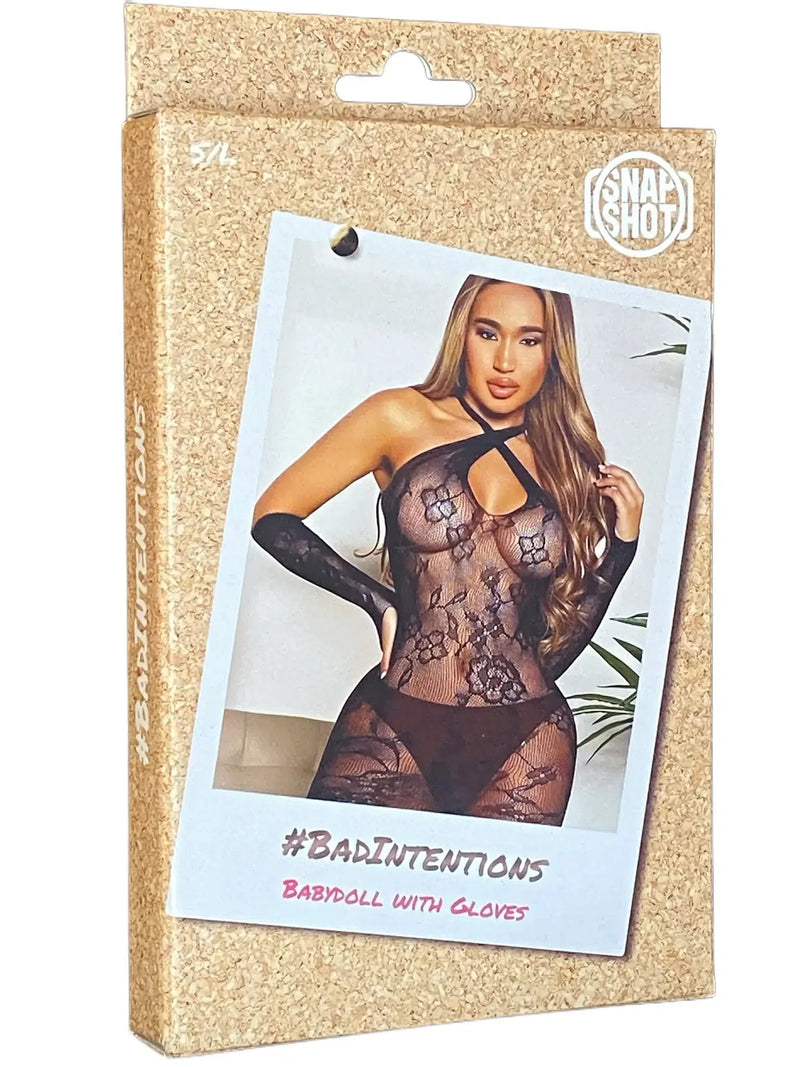 Snapshot - #badintentions - Mini Jurkje - One Size - Zwart-Erotiekvoordeel.nl