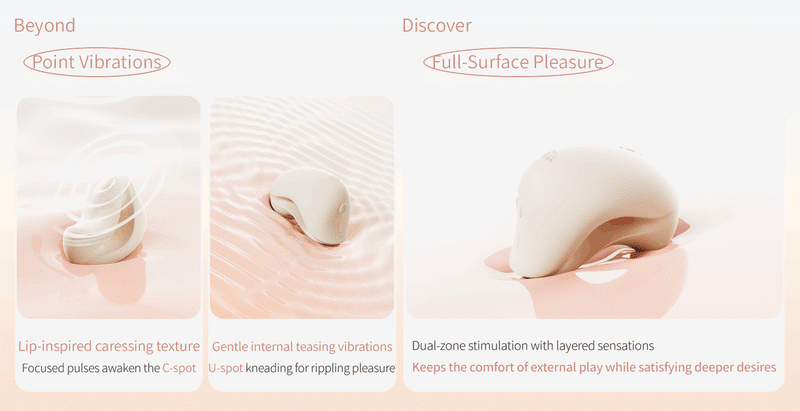 Zalo - Mochi - Clitoris Vibrator met twee koppen - App Control - Sakura Pink-Erotiekvoordeel.nl