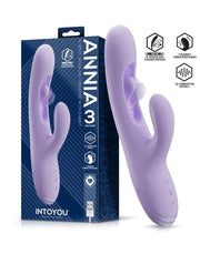 IY - Annia 3 - G-spot Vibrator met Vingerbeweging - Lila-Erotiekvoordeel.nl