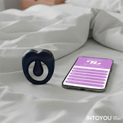 IY - Kenny - Cockring met Clitoris Stimulator - App Control - Nachtblauw-Erotiekvoordeel.nl
