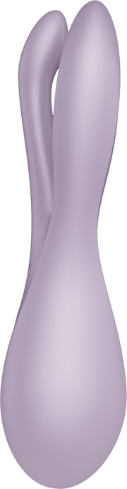 Satisfyer - Threesome 2 - Multifunctionele Vibrator Met 3 Voelsprieten - Lila-Erotiekvoordeel.nl