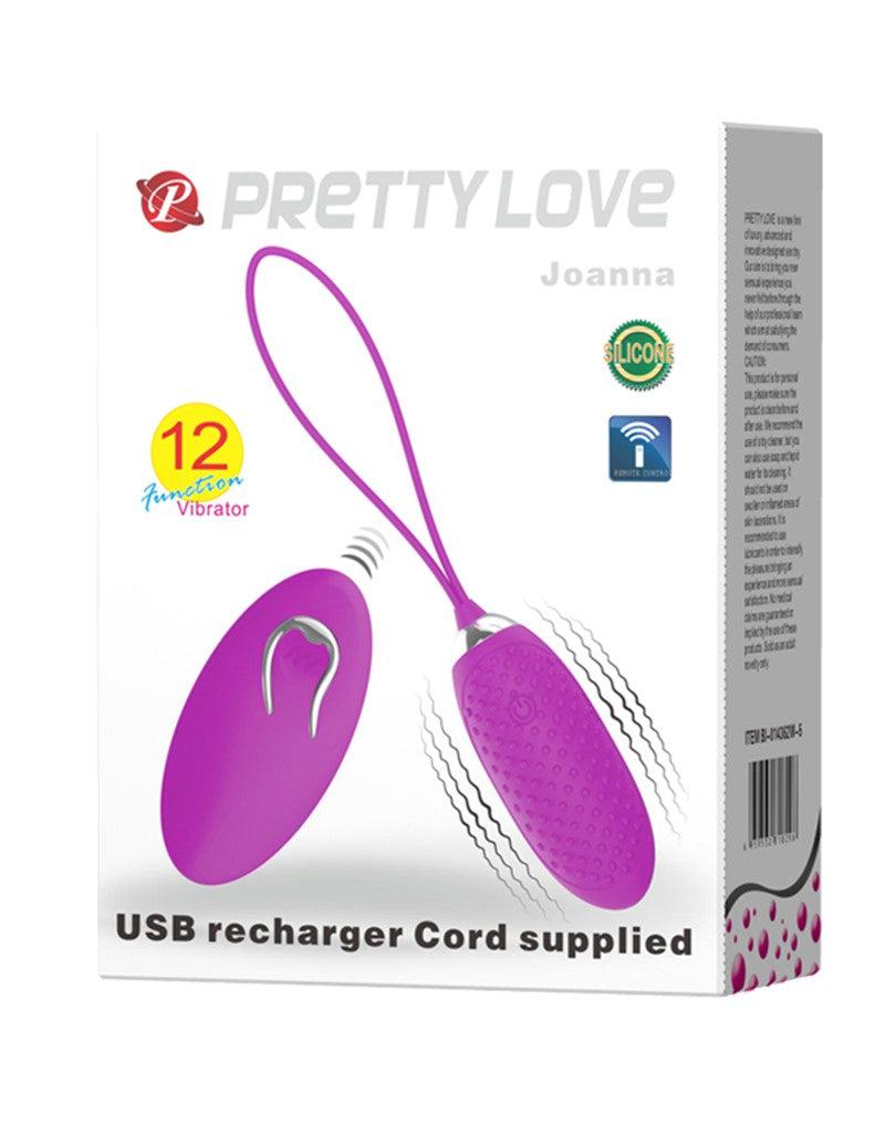 Pretty Love - Joanna - Vibrerend Mini Eitje Met Afstandsbediening-Erotiekvoordeel.nl