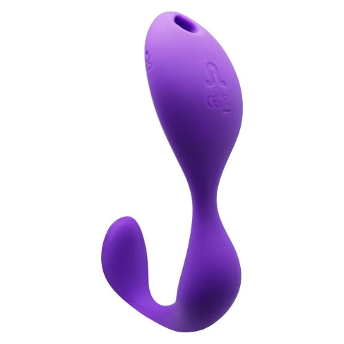 Adrien Lastic – Mr. Hook - Clitoris en G-spot Vibrator met Afstandsbediening – Paars-Erotiekvoordeel.nl