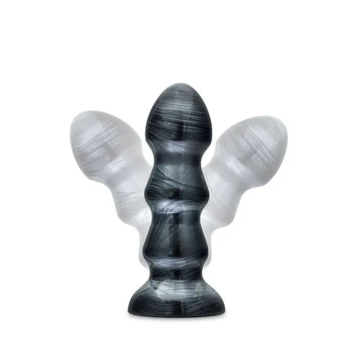 Blush – Jet Jack Carbon – Anaalplug met ribbels – Zwart