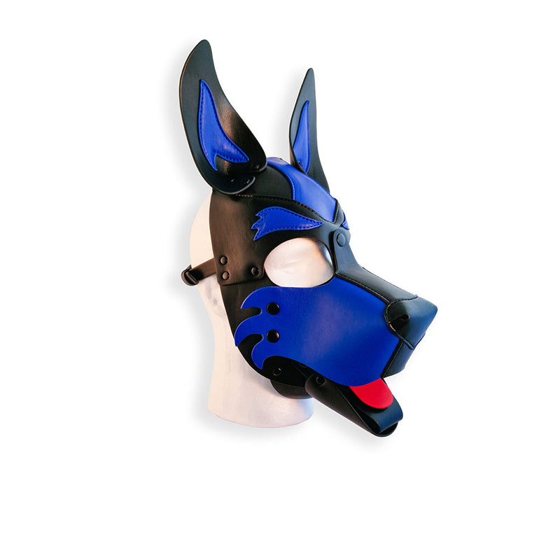 Brutus Vegan Puppy Hood - Zwart/Blauw-Erotiekvoordeel.nl