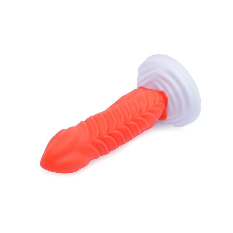 Kiotos Monstar - Dildo Beast No. 52 - Oranje/Wit-Erotiekvoordeel.nl