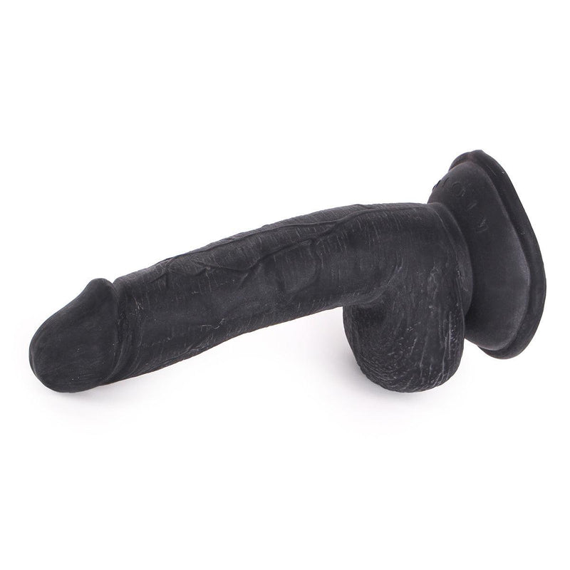 Kiotos Cox - Dildo 18,5 x 3,5 cm - Zwart-Erotiekvoordeel.nl