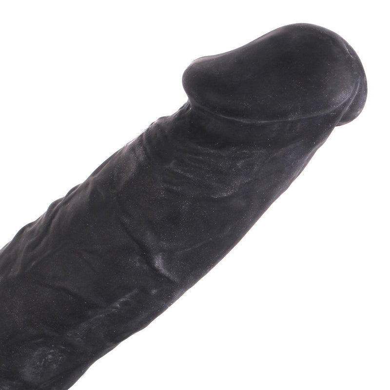 Kiotos Cox - Dildo 18 x 4 cm - Zwart-Erotiekvoordeel.nl