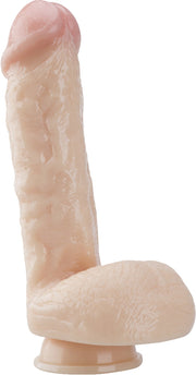 Being Fetish - PVC Dildo – 19 cm – Lichte Huidskleur-Erotiekvoordeel.nl