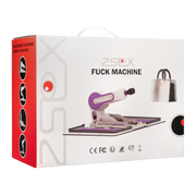 ZSEX - Fuck Machine - Witte Tas - Paarse Machine-Erotiekvoordeel.nl