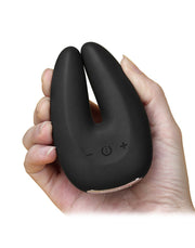 LoveToy - O-Sensual Rapture Twin - Clitoris of Tepel Vibrator - Zwart-Erotiekvoordeel.nl