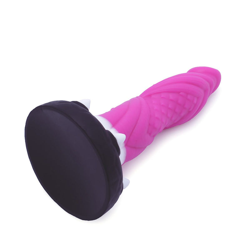 Kiotos Monstar - XXL Dildo Beast No. 56 - Roze/Zwart/Wit-Erotiekvoordeel.nl