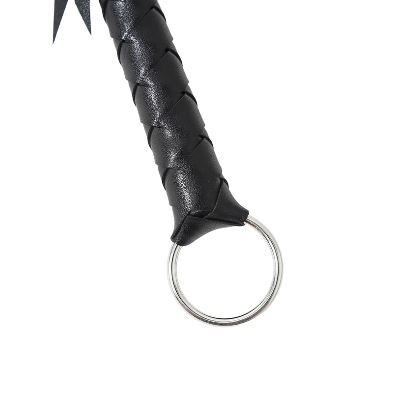 Smart Moves - Flogger met Deco - 45 cm - Zwart-Erotiekvoordeel.nl