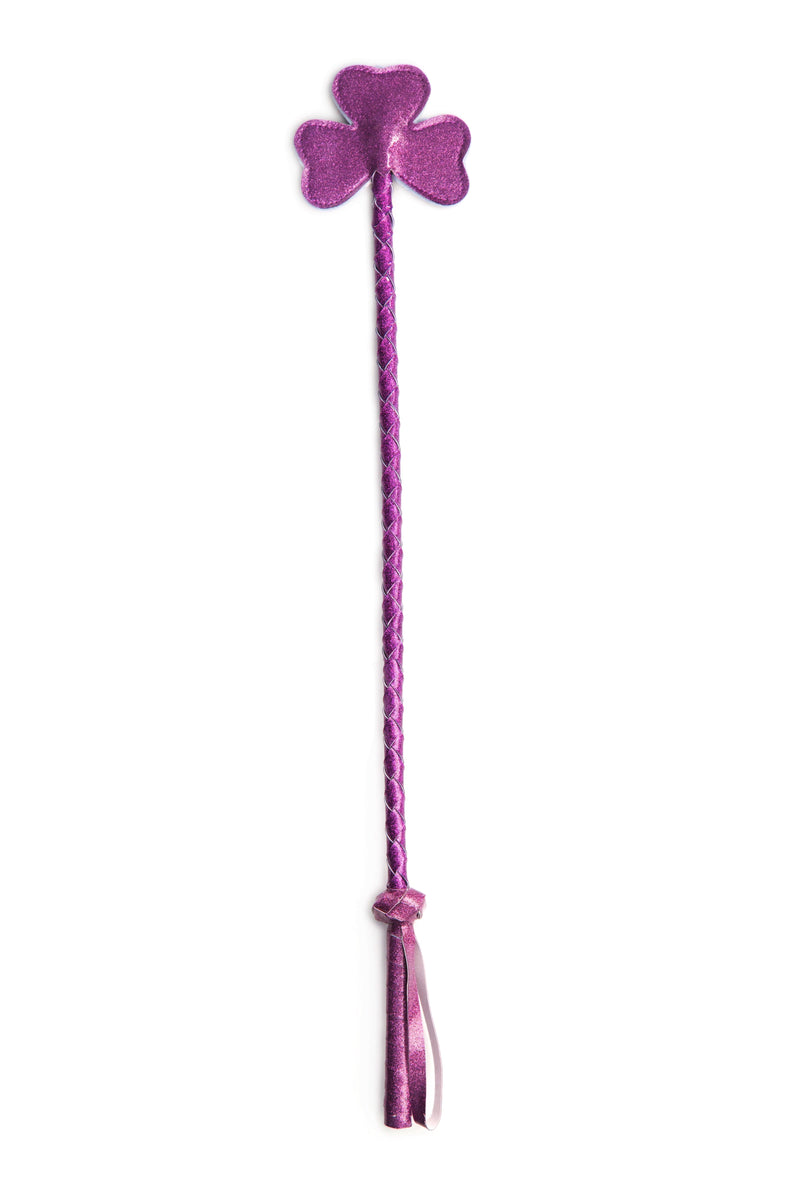 Smart Moves - Klaver Rijzweepje - 65 cm - Glitter Roze-Erotiekvoordeel.nl