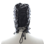 Smart Moves - Hood met Spikes - Vetersluiting Achter - Zwart-Erotiekvoordeel.nl