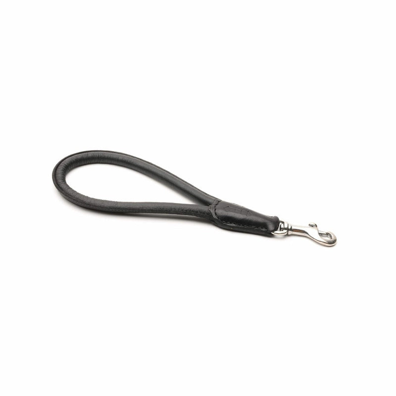 665 Leather - Leiband - Korte Zwarte Hondenriem - City Leash - Short Leash-Erotiekvoordeel.nl