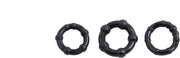 Stay Hard Ring - Cockringen set - Zwart-Erotiekvoordeel.nl